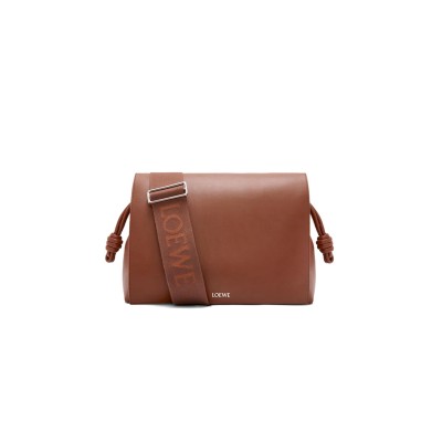 LOEWE FLAMENCO SATCHEL IN SHINY SUPPLE CALFSKIN B411FSAX04 (34*24*12cm)